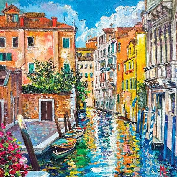 Rowboats: Whispers Of Venice by Olena Hontar