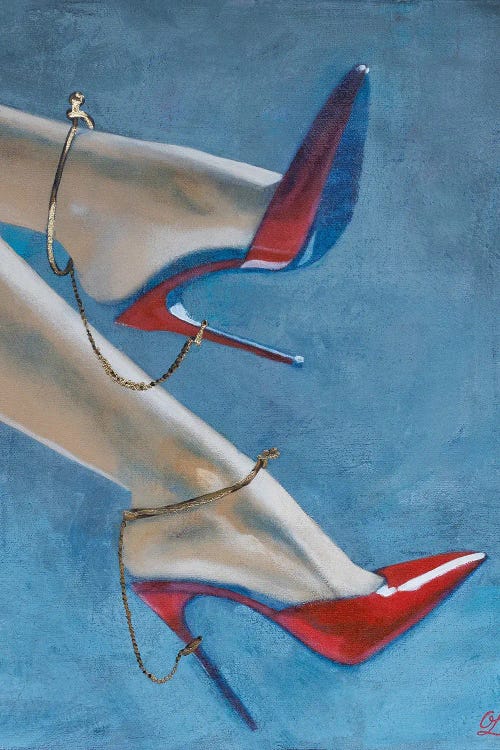 Red Heels by Olesya Izmaylova wall art