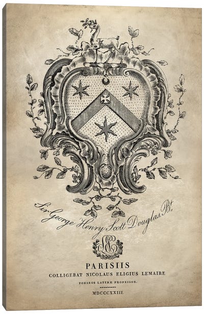 Heraldry IV Canvas Art Print - Fleur-de-Lis Art