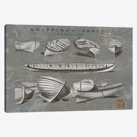 Shipping And Craft II Canvas Print #OJE29} by Oliver Jeffries Art Print