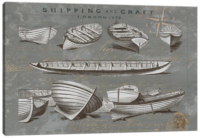 Shipping And Craft II Canvas Art Print - Oliver Jeffries