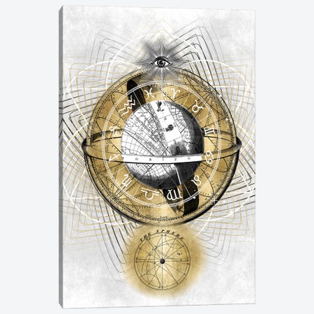 Zodiac Sphere II Canvas Print #OJE49} by Oliver Jeffries Canvas Print