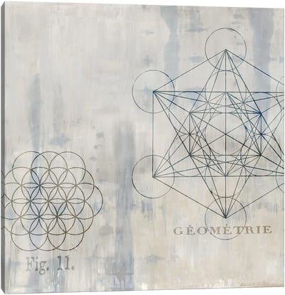 Géométrie I Canvas Art Print - Oliver Jeffries