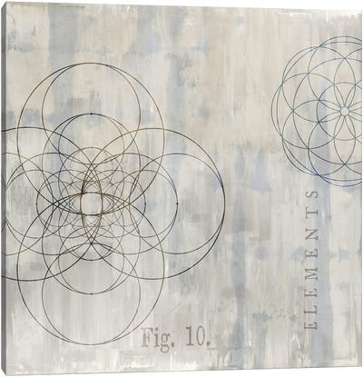 Géométrie II Canvas Art Print - Oliver Jeffries