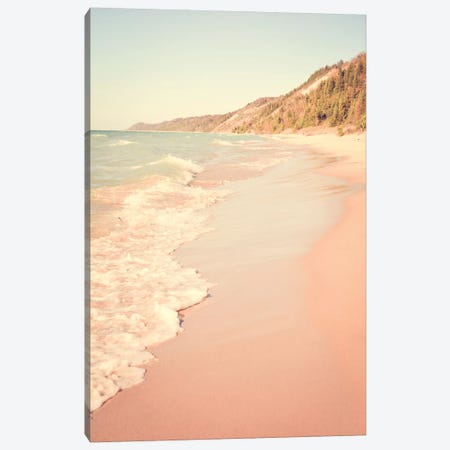 Her Mind Wandered With the Waves Canvas Print #OJS210} by Olivia Joy StClaire Art Print