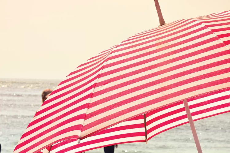Summer Beach Umbrella by Olivia Joy StClaire wall art