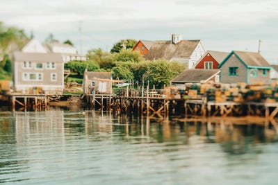 Waterfront by Olivia Joy StClaire canvas print