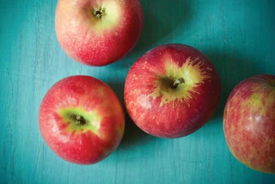 Apples by Olivia Joy StClaire framed canvas print