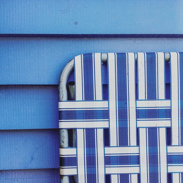 Olivia Joy StClaire: The Blue Summer Chair by Olivia Joy StClaire