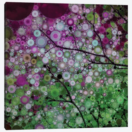 Positive Energy Purple Canvas Print #OJS31} by Olivia Joy StClaire Canvas Wall Art