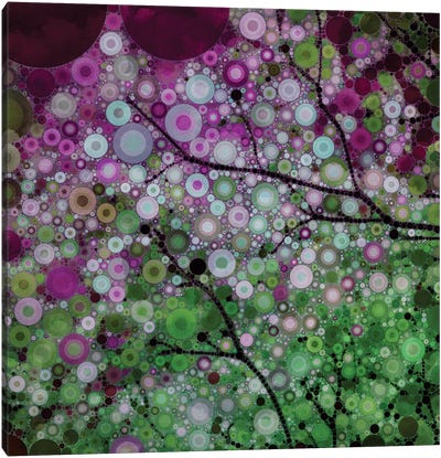 Positive Energy Purple Canvas Art Print - Olivia Joy StClaire
