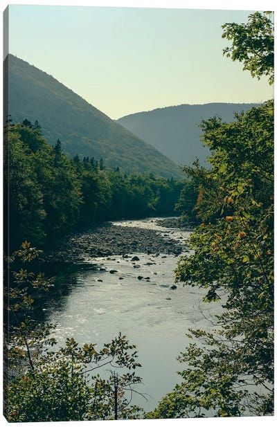 River And Mountains Canvas Art Print - Olivia Joy StClaire