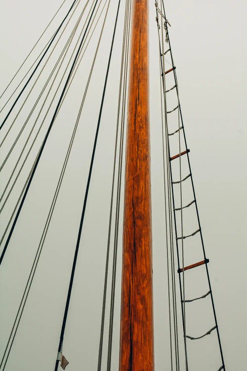 Sailboat Rigging Abstract Photograph