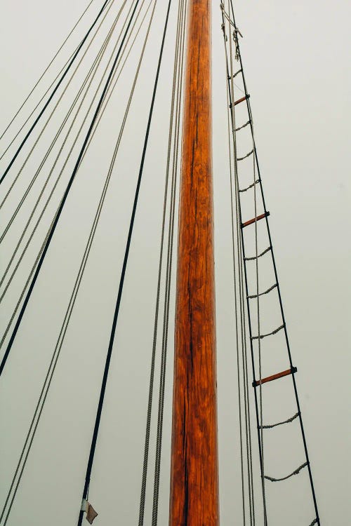 Sailboat Rigging Abstract Photograph by Olivia Joy StClaire wall art