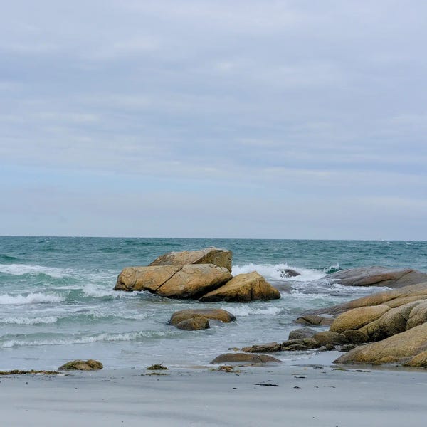 Rocky Beaches: Coastal Landscape No. 22 by Olivia Joy StClaire