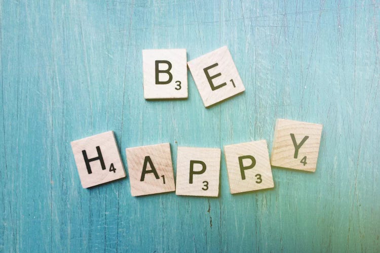 Be Happy by Olivia Joy StClaire wall art