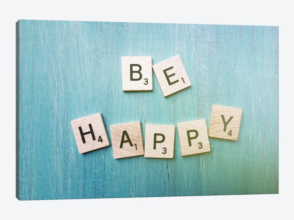 Be Happy by Olivia Joy StClaire 1-piece Canvas Wall Art