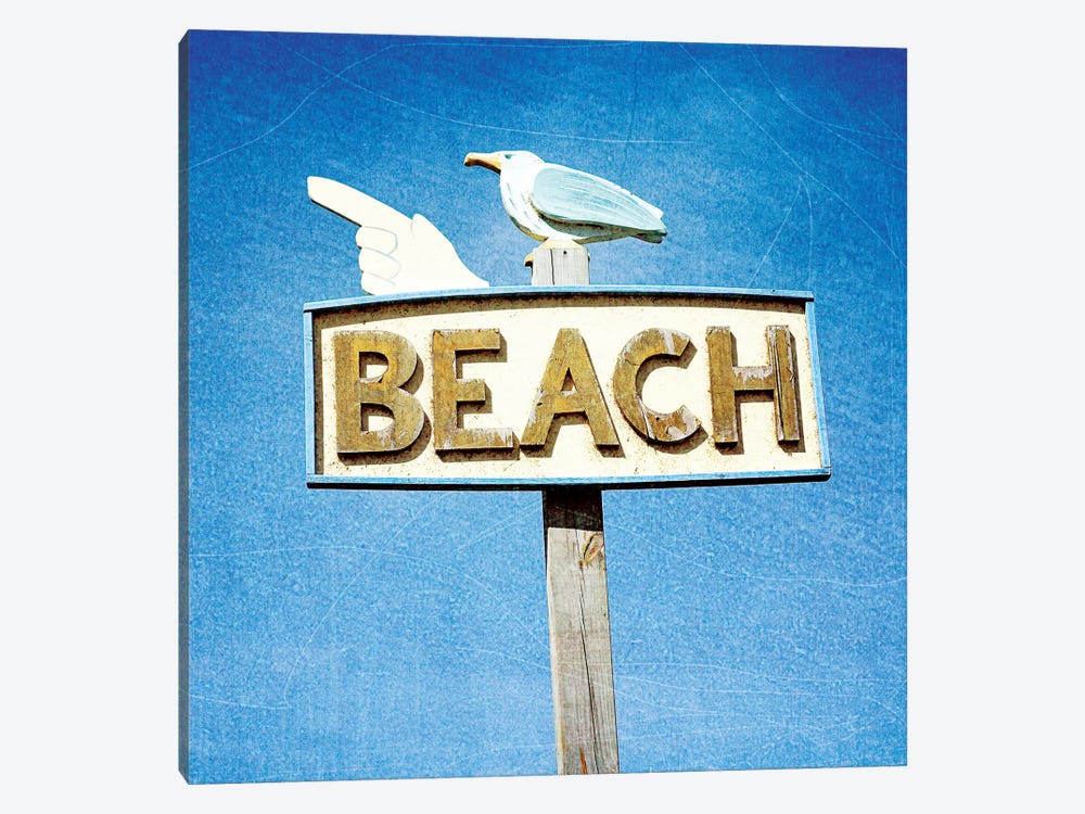 THIS WAY TO BEACH by Olivia Joy StClaire 1-piece Canvas Wall Art