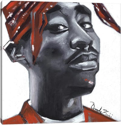 2Pac Canvas Art Print - Tupac Shakur