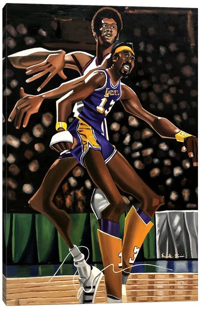 Clash Of The Titans Canvas Art Print - Limited Edition Sports Art