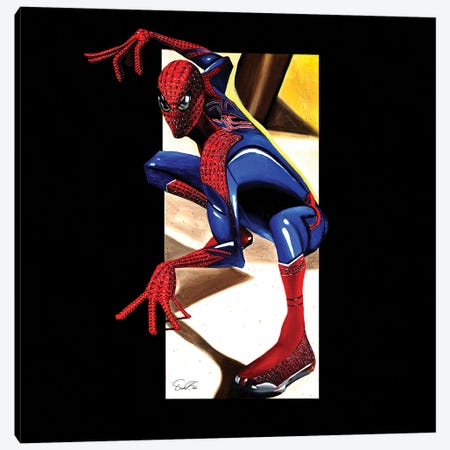 Spider Man Canvas Print #OKA81} by Oronde Kairi Canvas Art