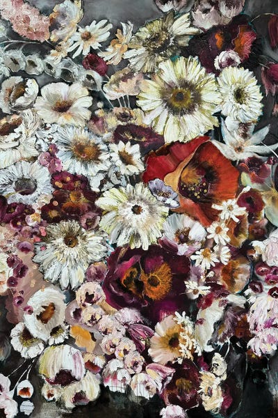 Living In Floral Dream by Oksana Petrova metal wall art