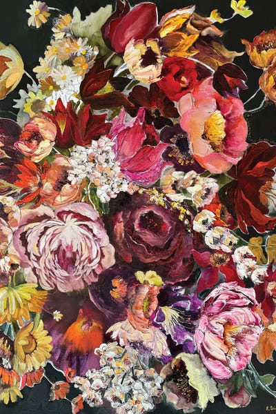 Oksana Petrova: Surrounded By Flowers by Oksana Petrova