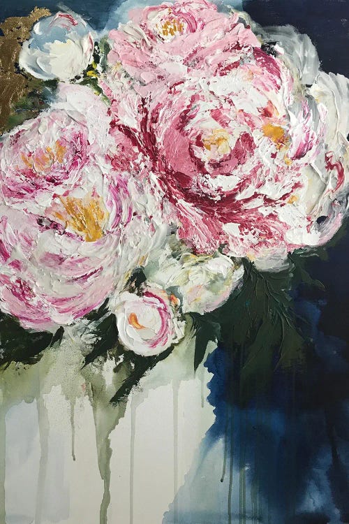 Peonies On Gold