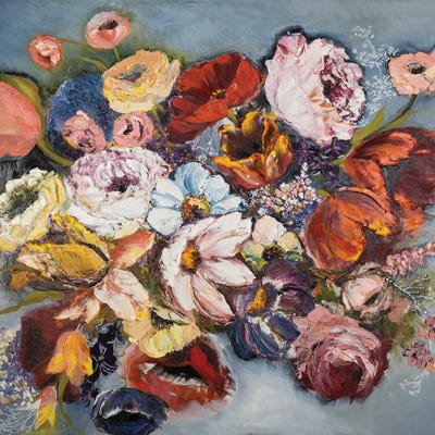 Inside The Floral Dream by Oksana Petrova canvas print