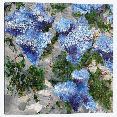 Lilac Brush Canvas Print #OKP36} by Oksana Petrova Canvas Art Print