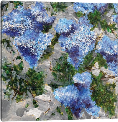 Lilac Brush Canvas Art Print