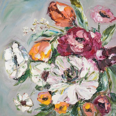 Floral Spring by Oksana Petrova metal wall art