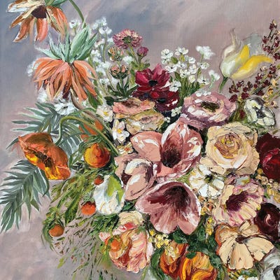 Floral Dreams About Summer Meadow by Oksana Petrova canvas print