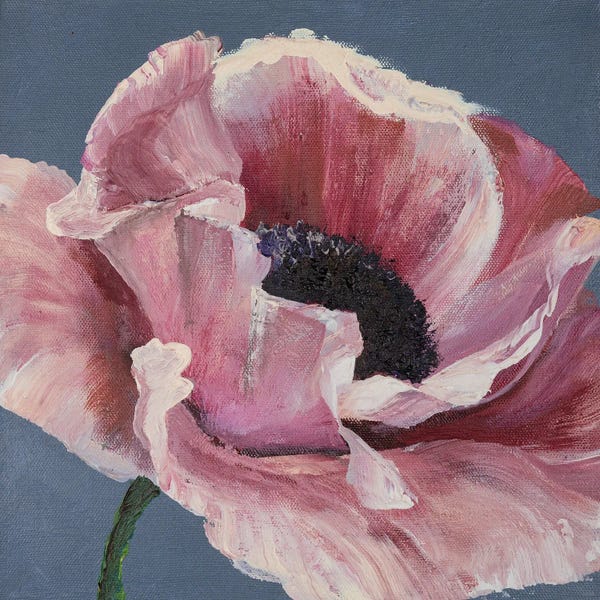 Similar To Georgia O'Keeffe: Pink Poppy by Oksana Petrova