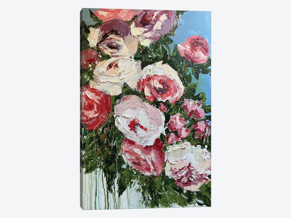 More Roses by Oksana Petrova 1-piece Canvas Artwork