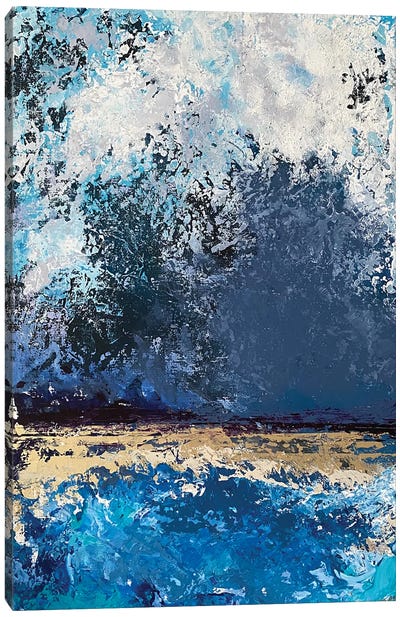 Sea Storm Canvas Art Print - Color Fields