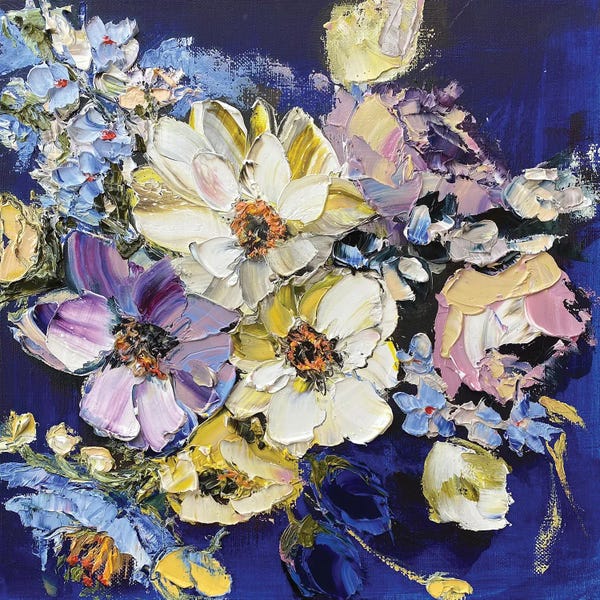 Oksana Petrova: Lemony And Blue by Oksana Petrova