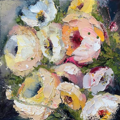 Floral Tenderness by Oksana Petrova canvas print