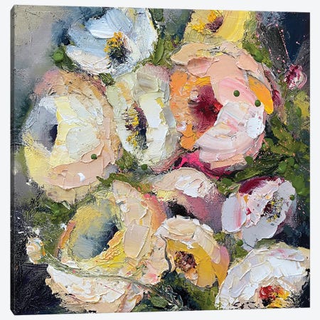 Tender Roses Canvas Print #OKP72} by Oksana Petrova Canvas Art