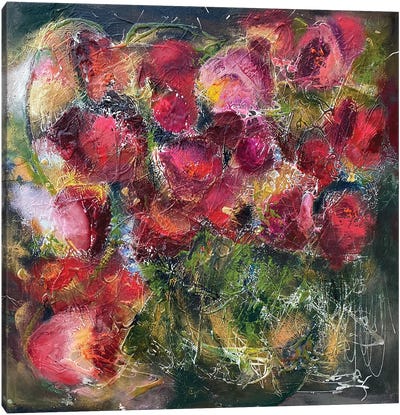 Romantic Roses Canvas Art Print - Oksana Petrova
