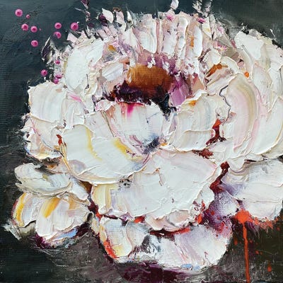 Peony by Oksana Petrova canvas print