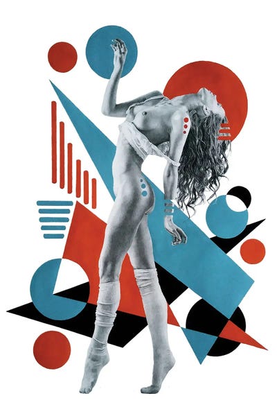 Kaleidoscopic Figures: Figurative III by Oleg Kaznacheiev