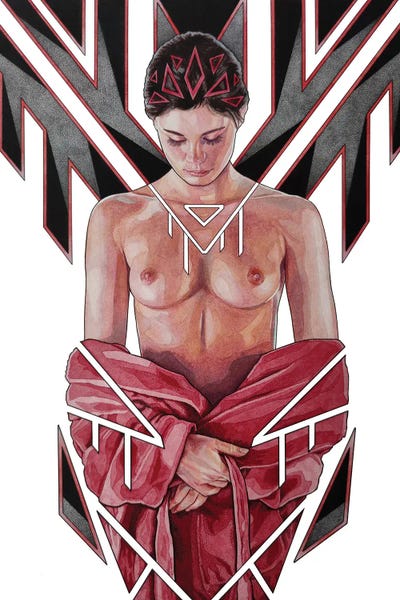 Hyper-Realistic & Detailed Drawings: Nezlamna VII by Oleg Kaznacheiev