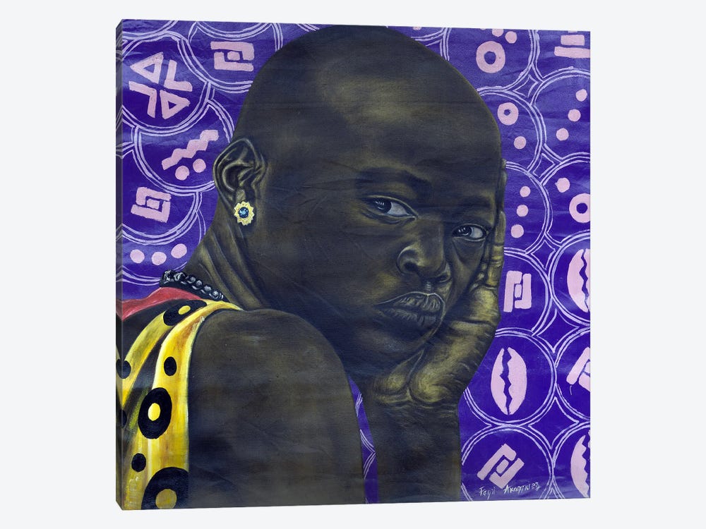 Restrained by Oluwafemi Akanmu 1-piece Canvas Print