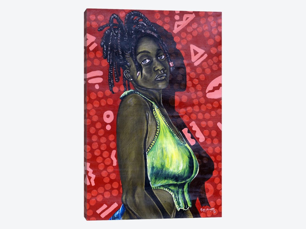 Self Love (Town Girl) by Oluwafemi Akanmu 1-piece Canvas Artwork