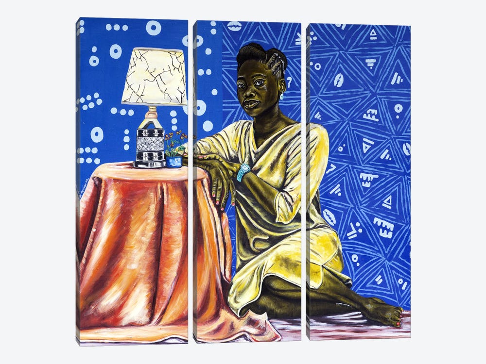 Solace by Oluwafemi Akanmu 3-piece Canvas Artwork
