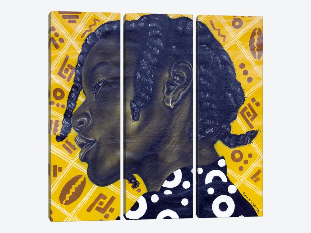What About Me by Oluwafemi Akanmu 3-piece Art Print