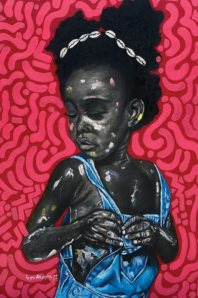 Most Precious by Oluwafemi Akanmu framed canvas print