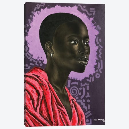 Unique African Allure II Canvas Print #OLA17} by Oluwafemi Akanmu Art Print