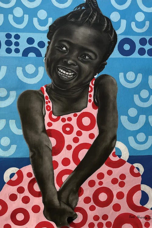 Girl Child by Oluwafemi Akanmu wall art